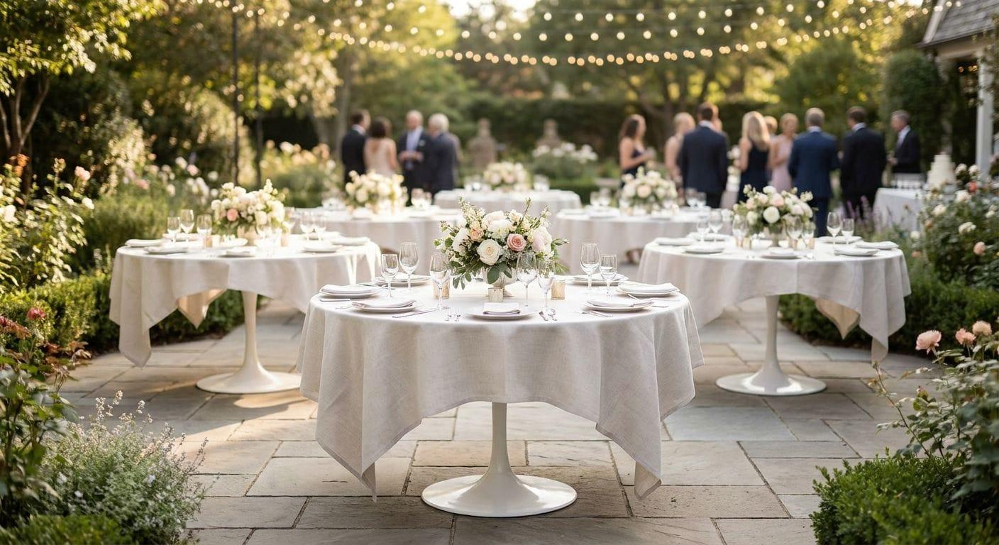 Tulip Table Replica voor huwelijksreceptie: gids voor 2026