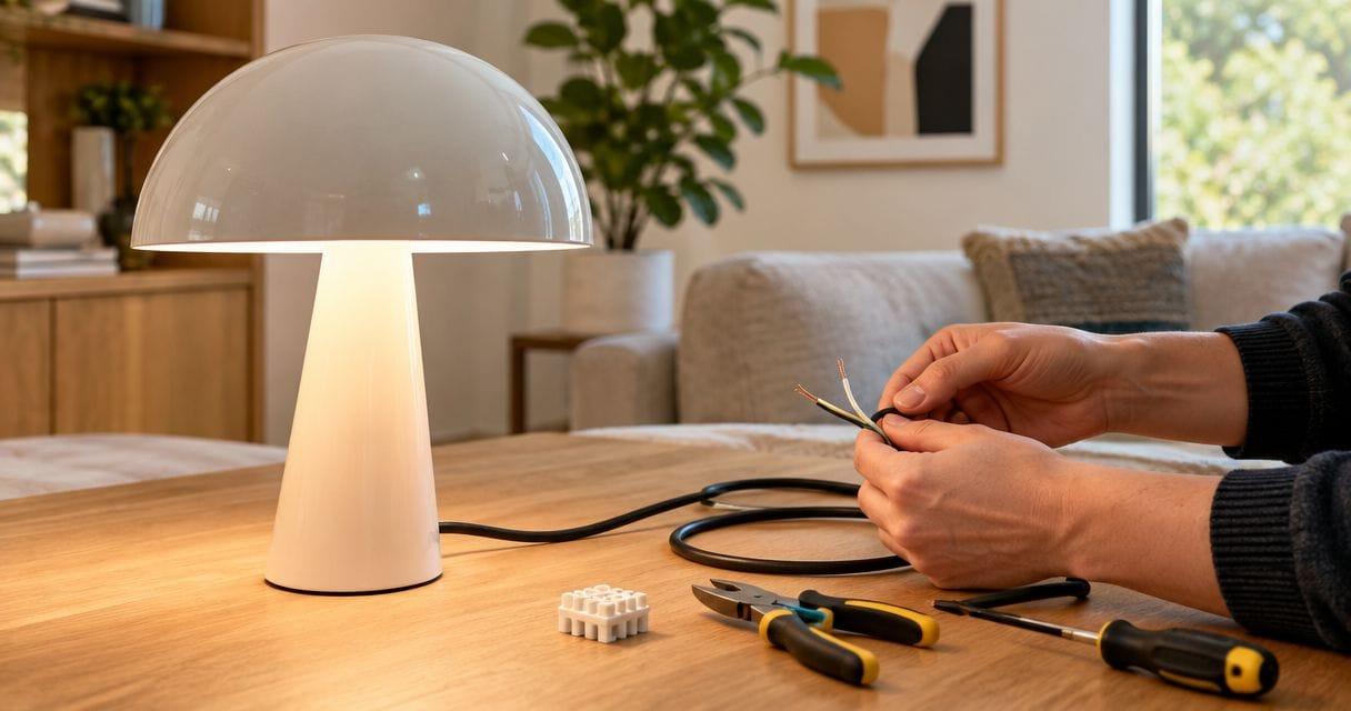 Können Designerleuchten-Repliken mit Haushaltsverkabelung verwendet werden?