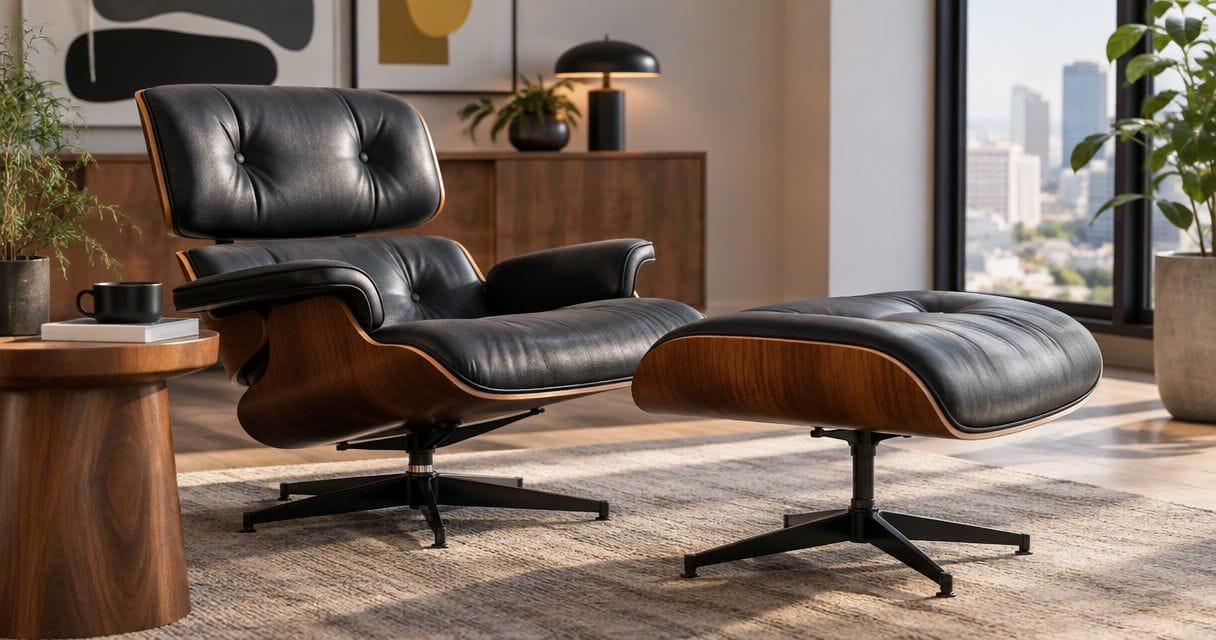 Hoe lang gaat een replica van de Eames Lounge Chair mee?