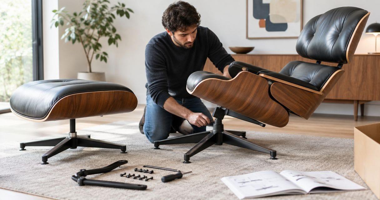 Eames Lounge Chair Replica Montagetijd: Wat Bepaalt Deze?