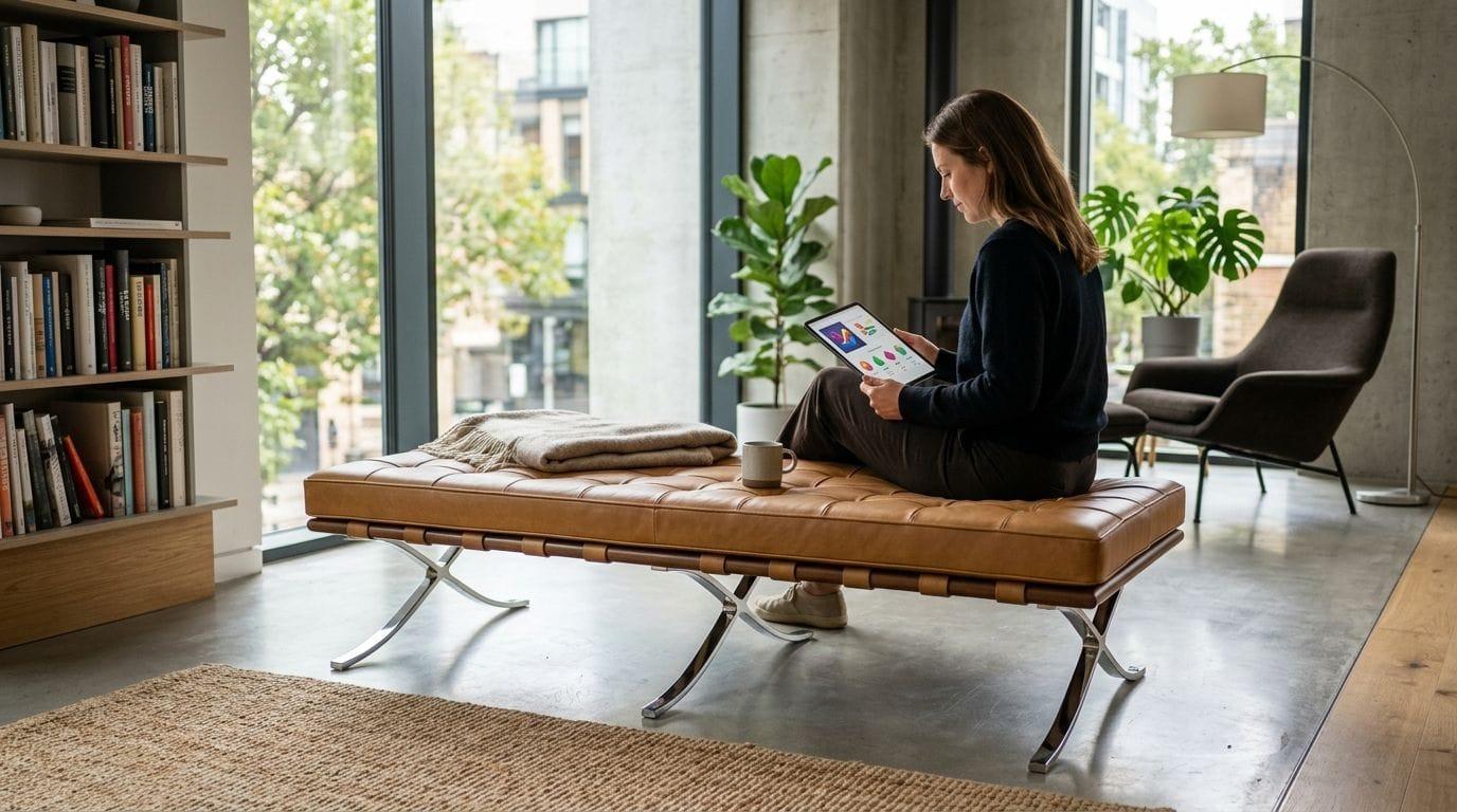 Kosten van de Barcelona Bench Replica: Leer en Staal Geven de Doorslag